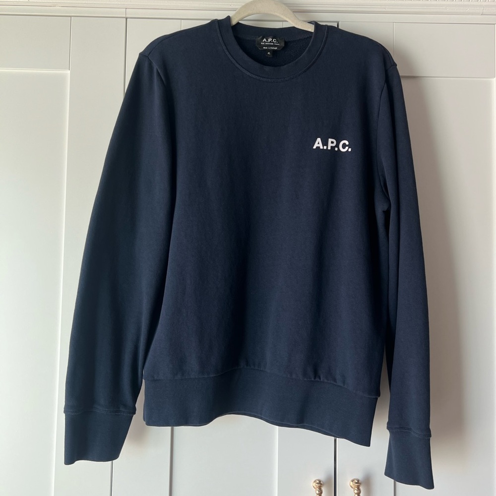 A.P.C Blue Unisex Sweatshirt